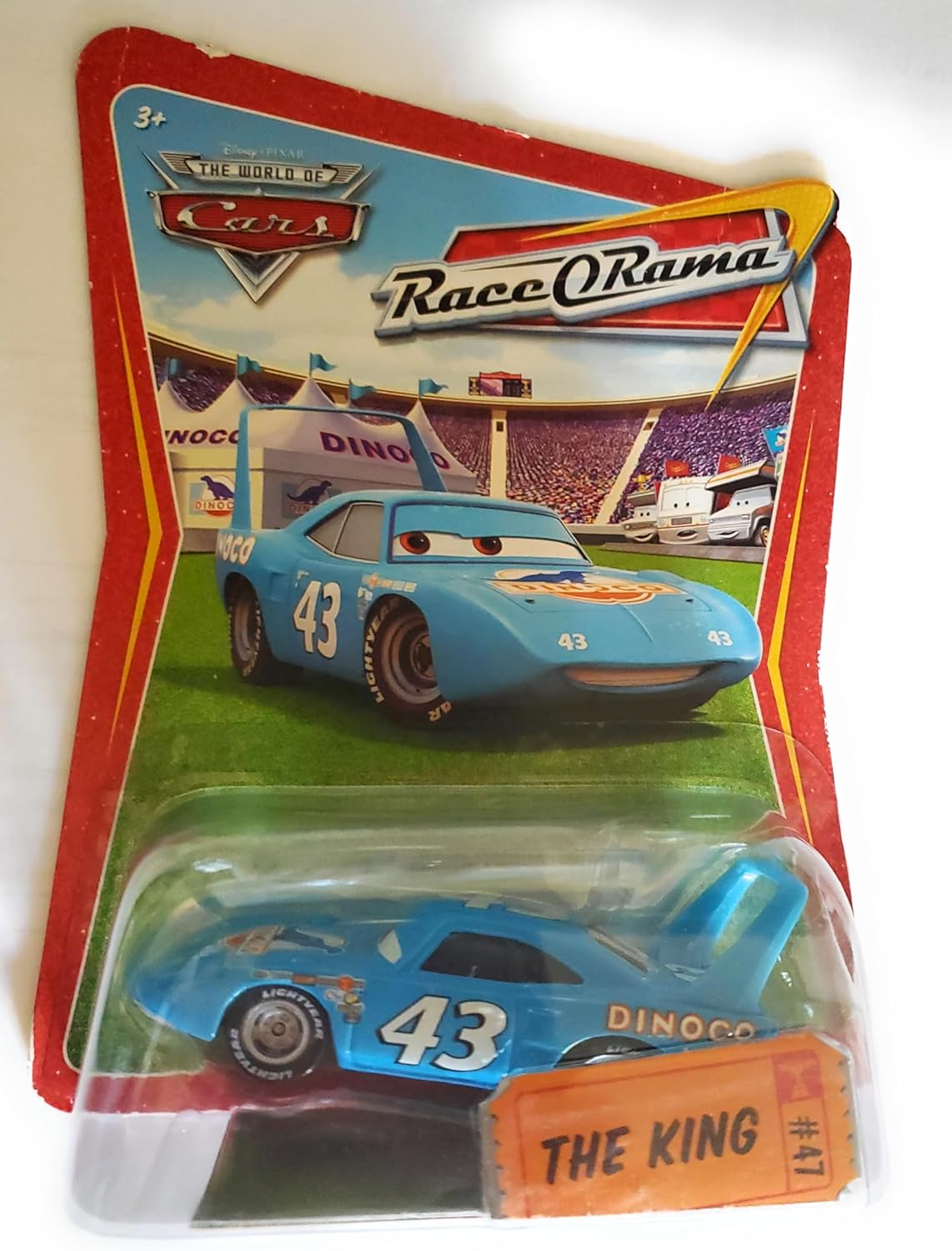 Disney Pixar Cars The King Dinoco #43 World of Cars Edition Issue #47 1:55 Scale