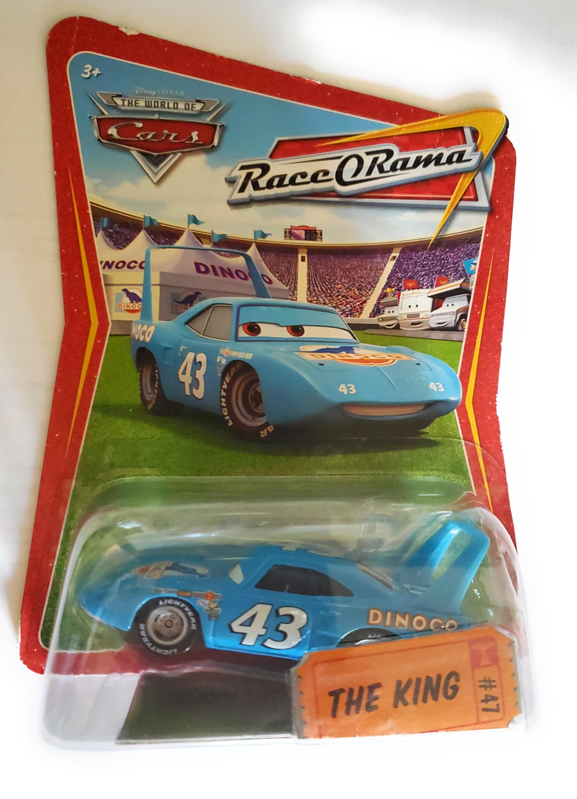 Amazon.com: Disney Pixar Cars The King Dinoco #43 World of Cars