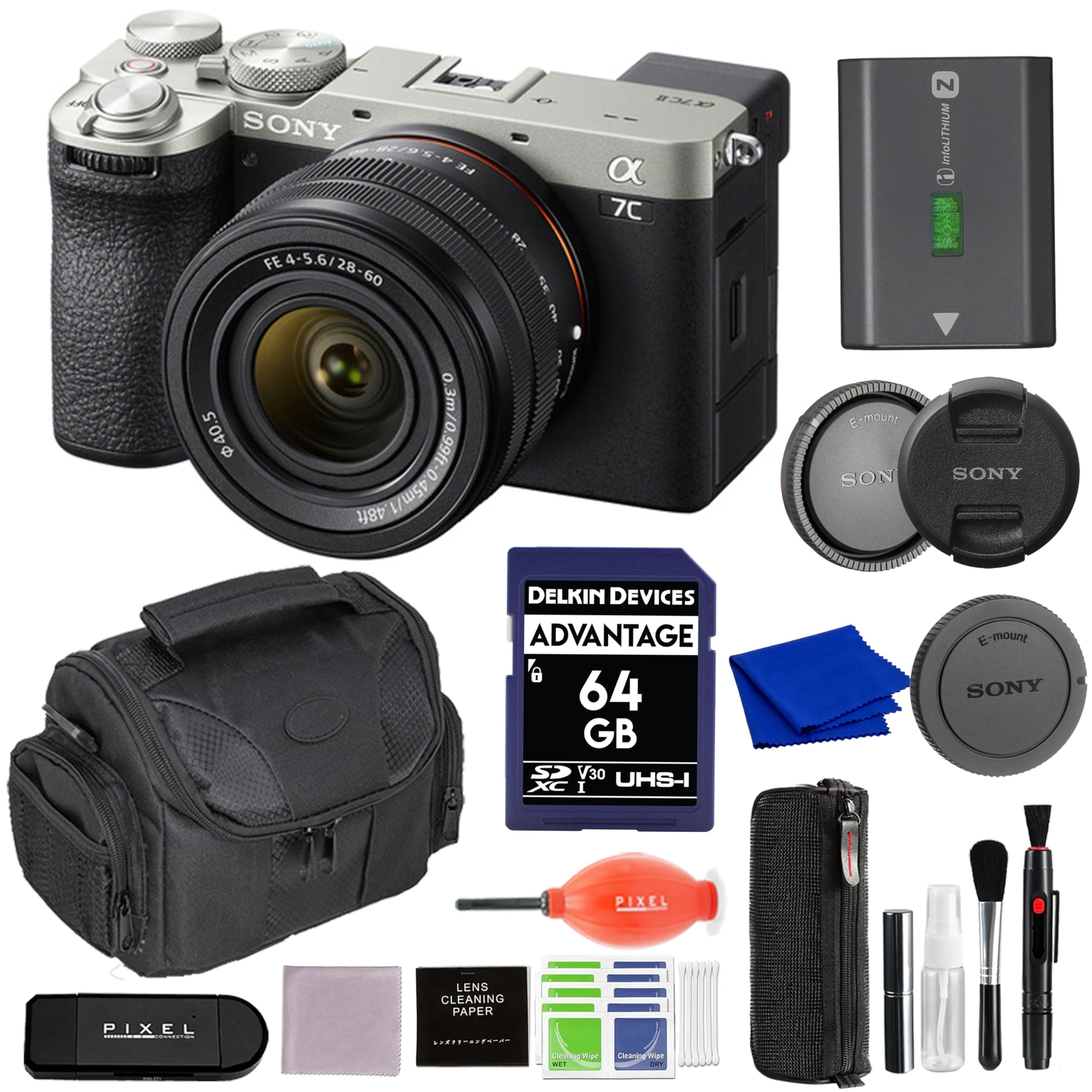Amazon.com : Sony Alpha 7C II Full-Frame Camera with 28-60mm Lens