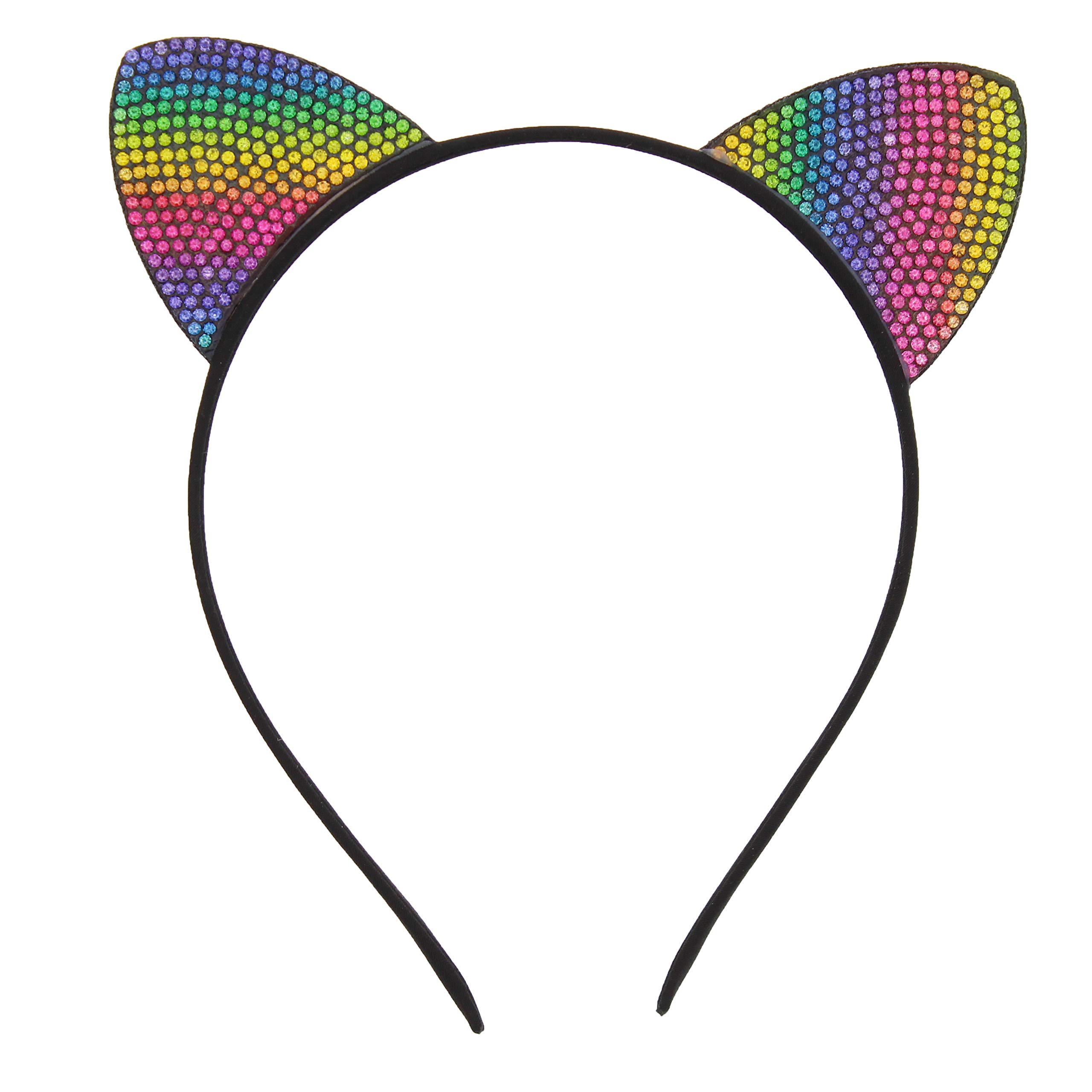 Zac's Alter Ego Rainbow Sequin Cat Ears Headband
