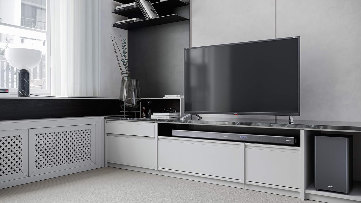 Sharp Aquos LC-32Bi3E - 32 HD Ready Smart TV Android 9.0 LED TV, Wi-Fi, DVB-T2/S2, 1366 x 768 Pixels, Nero, suono Harman Kardon, 3xHDMI 2xUSB, 2020 Sharp Aquos LC-32Bi3E - 32 HD Ready Smart TV Android 9.0 LED TV, Wi-Fi, DVB-T2/S2, 1366 x 768 Pixels, Nero, suono Harman Kardon, 3xHDMI 2xUSB, 2020