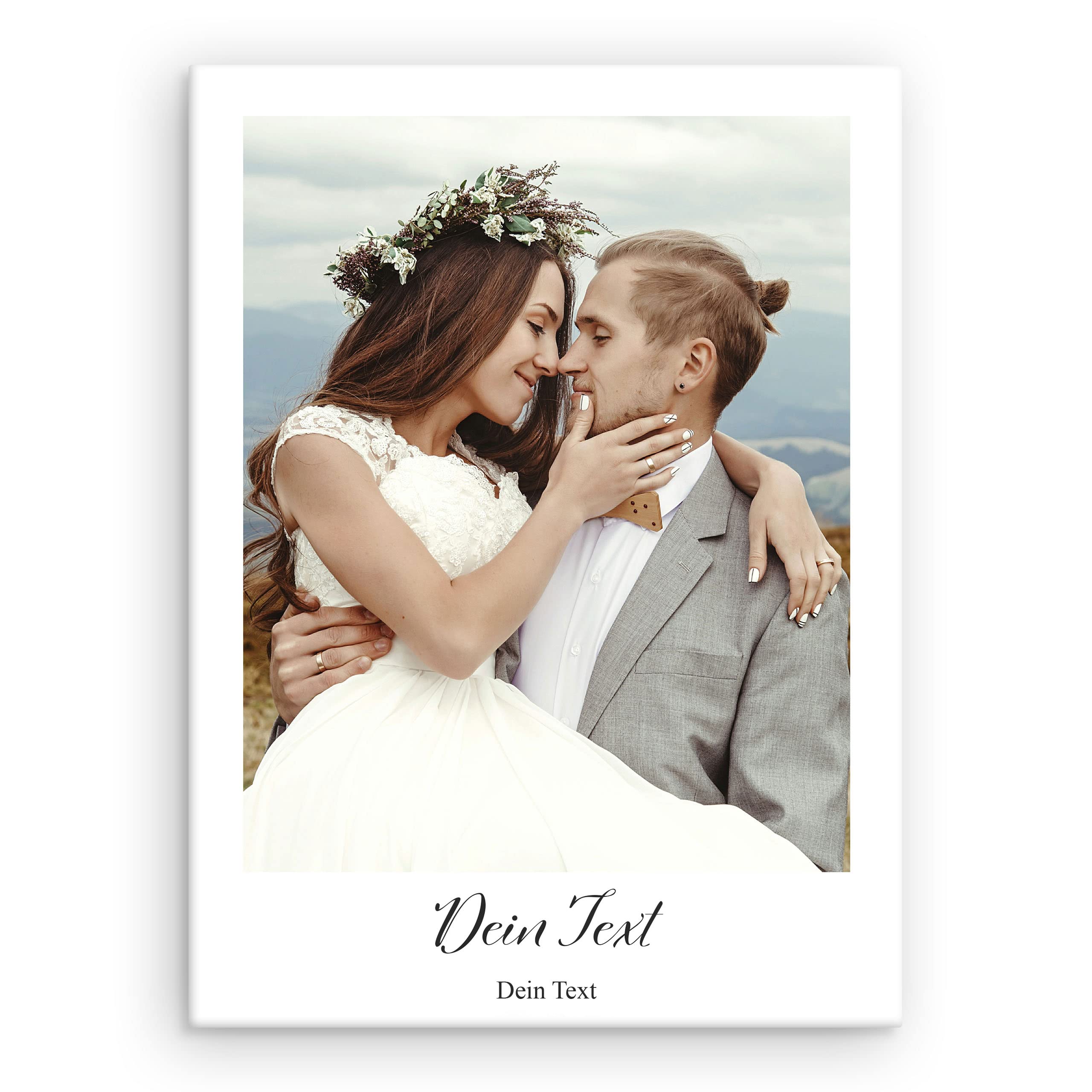 Muralo Personalisierte Leinwand mit eigenem Bild, Wandbild - 120x80 cm | Foto-Leinwandbild, hochauflösender Druck, lebendige Farben - ideal für Wohnzimmer und Schlafzimmer, Ein Geschenk fürs Leben