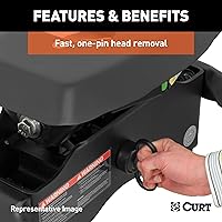 Vista 9 de CURT Enganche de 5ª rueda 16043 A16, 16,000 libras, Select Ram 2500, 3500, sistema de disco de cama de 8 pies