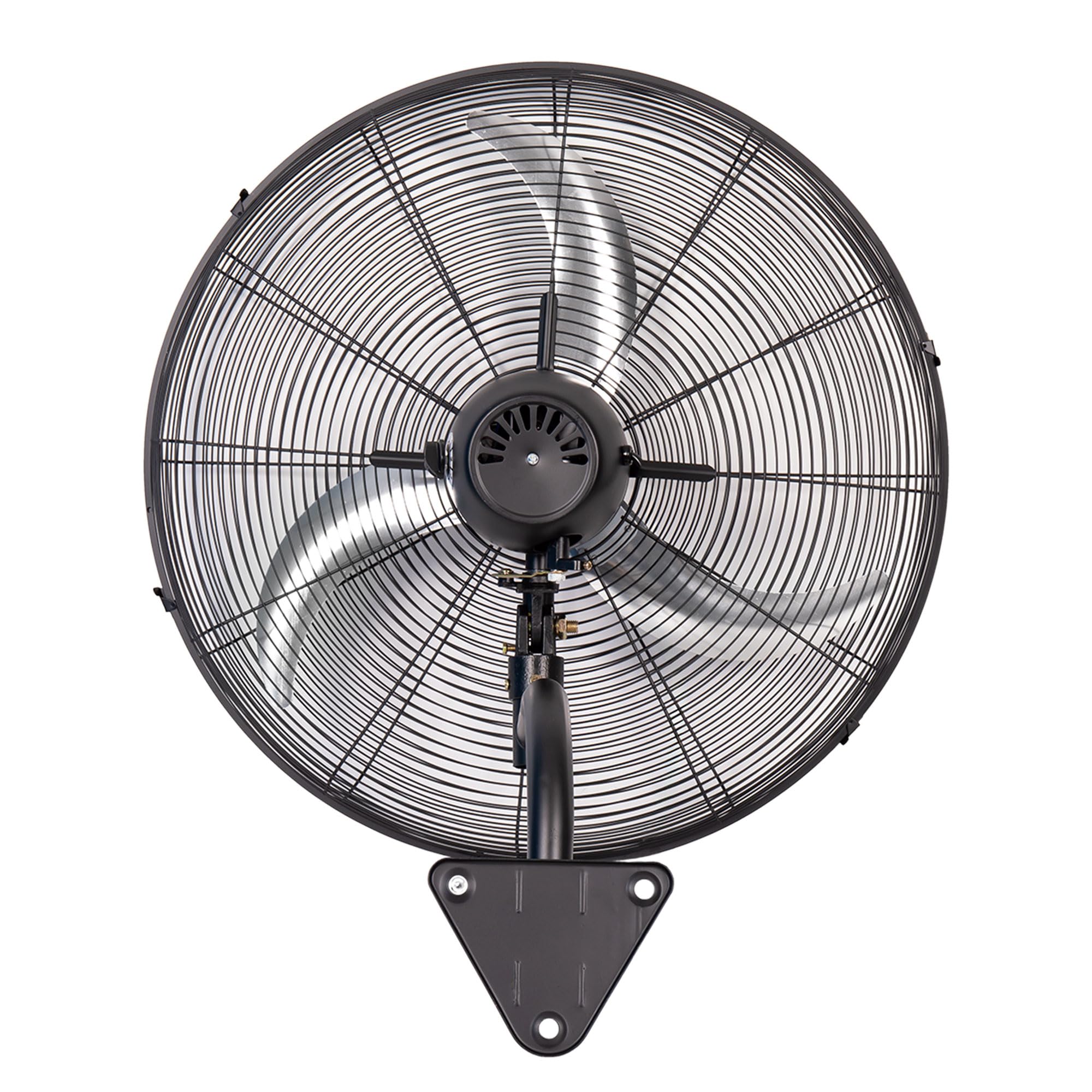 Cofan Ventilador de Pared Industrial con 3 Velocidades Ø75 cm, Motor Potente 240 W, Oscilante, 3 Aspas de Aluminio de Alto Rendimiento, Color Negro