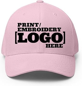 Pranboo Custom Personalized Logo Hat/Cap, Embroidered & Printed, Bill Dad Baseball Cap