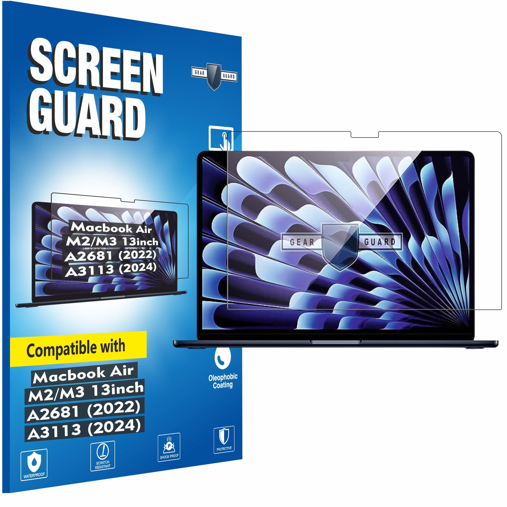RGY Thermoplastic Polyurethane Clear Screen Guard Compatible With 2023 Macbook Air 13.6-Inch M2 Chip A2681 Laptop Protection Film - Clear (B0CHQKRPR9) Amazon Price History, Amazon Price Tracker
