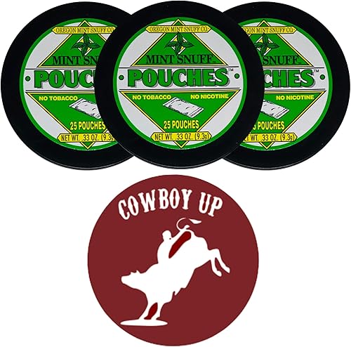 Miniatura 10 de Oregon Mint Snuff Mint Pouch 3 latas con DC Crafts Nation Skin Can Cover - Bandera de Estados Unidos