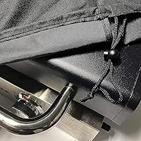 Vista 4 de Bolsa de transporte y cubierta para parrilla de mesa Blackstone de 22 pulgadas con capucha, para Pit BOSS PB336GS Camp Chef, para parrillas Royal