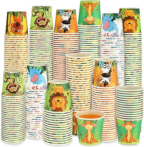 Miniatura 7 de Amyhill Paquete de 300 vasos de 5 onzas para niños, vasos de papel, vasos desechables pequeños para baño, mini vasos para enjuague bucal a granel