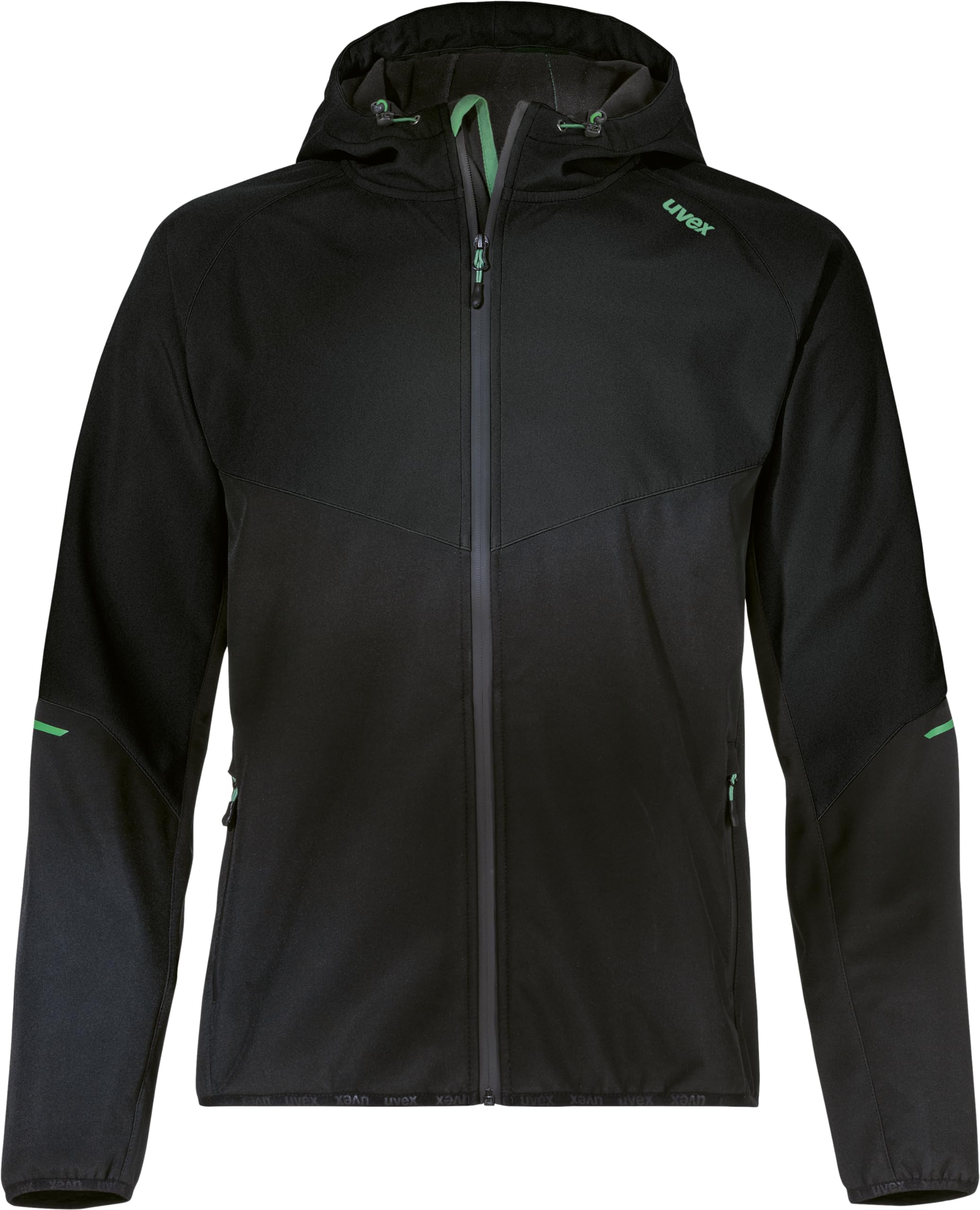 uvex Hardhöhe Softshelljacke (L, Schwarz)