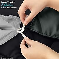 Vista 6 de Utopia Bedding Inserto de Edredón Consolador, Consolador Acolchado con Pestañas en las Esquinas, Consoladores Alternativos de Plumón con Costura