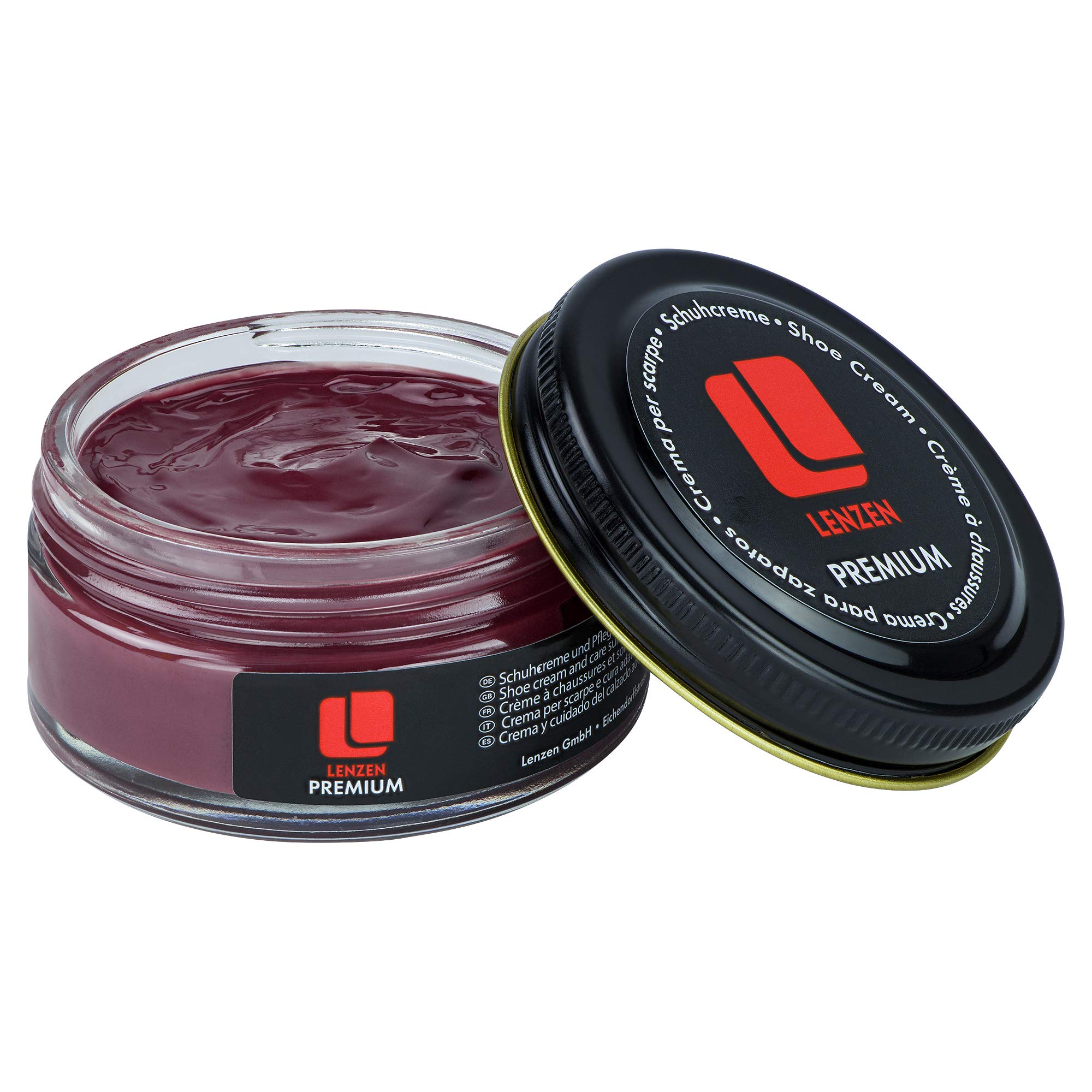 Lenzen Crema para Zapatos de Piel I Betún para Zapatos de Piel