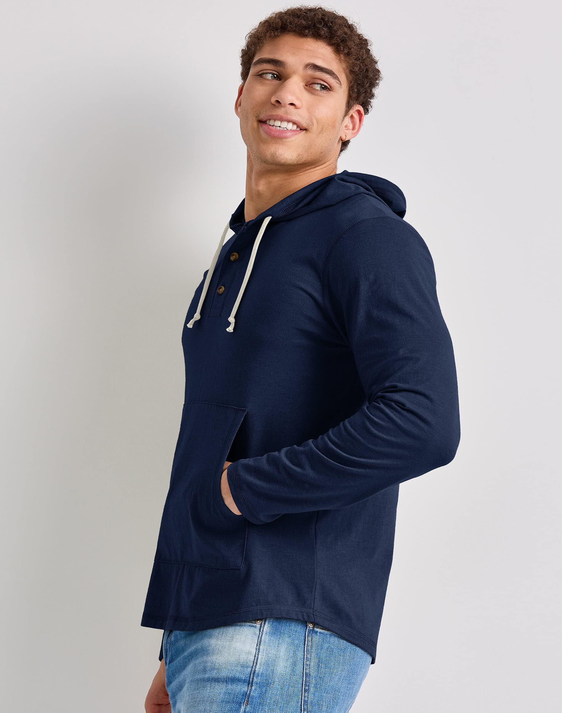 Hanes Koszulka Mężczyźni Hanes Originals męska bluza z kapturem, z mieszanki trzech włókien (1 w zestawie)