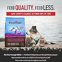 Vista 5 de FirstMate Sin cereales Dieta de ingredientes limitados Pacífico Océano Peces Comida de Control de Peso Fórmula Comida
