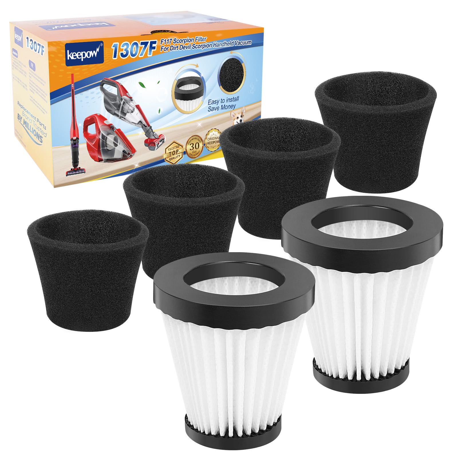 KEEPOW Style F117 Scorption Filter 2 Pack