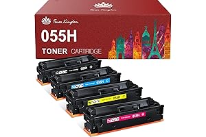 Canon 055 055H Toner Cartridges 4 Pack for MF743Cdw MF741Cdw Toner