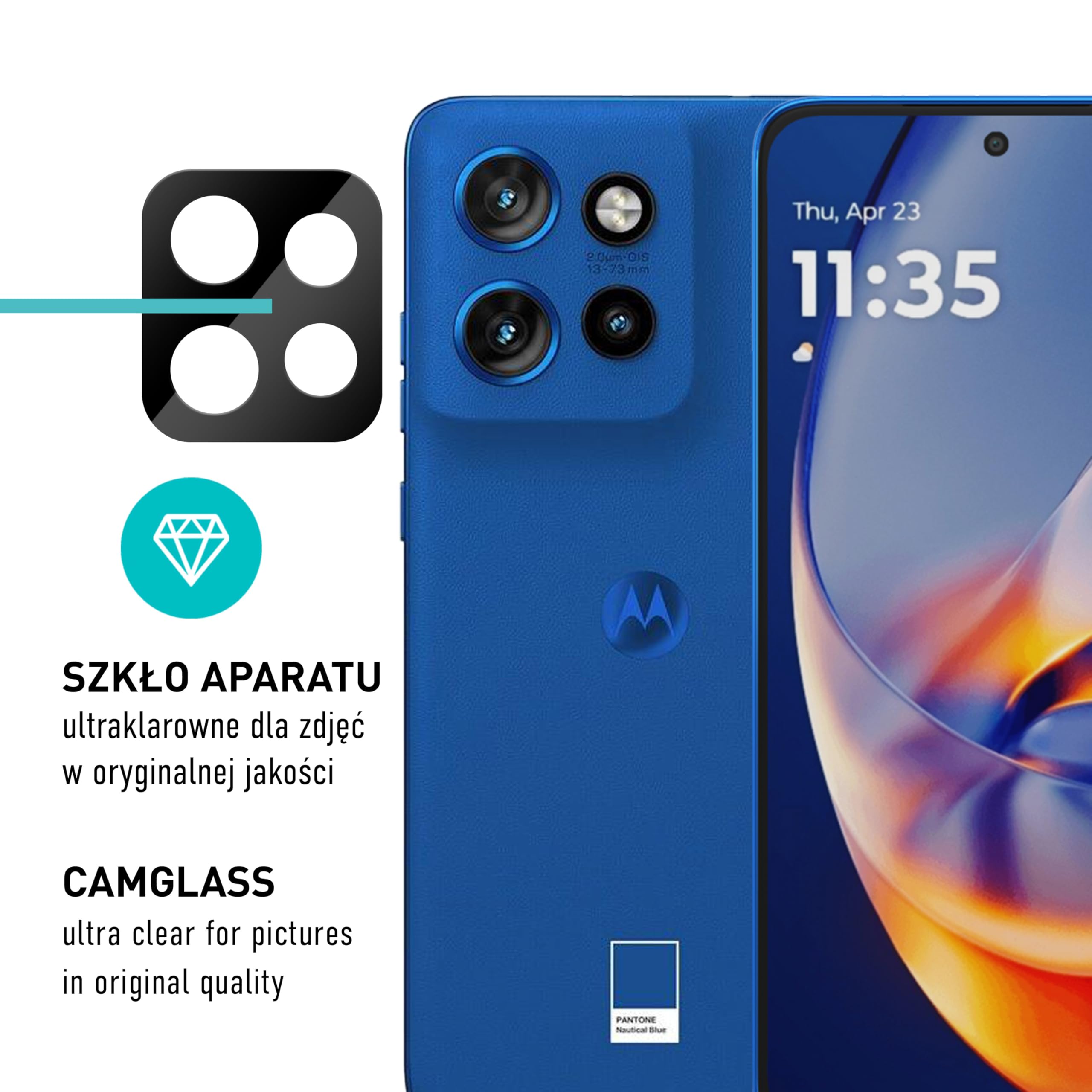 smartect Folia Ochronna TPU [2 + 2 Sztuki] dla Motorola Edge 50 Neo, Ekranu + Kamera, Zakrywa cały wyświetlacz, Ochraniacz Ekranu bez Pęcherzyków, Bez Odcisków palców