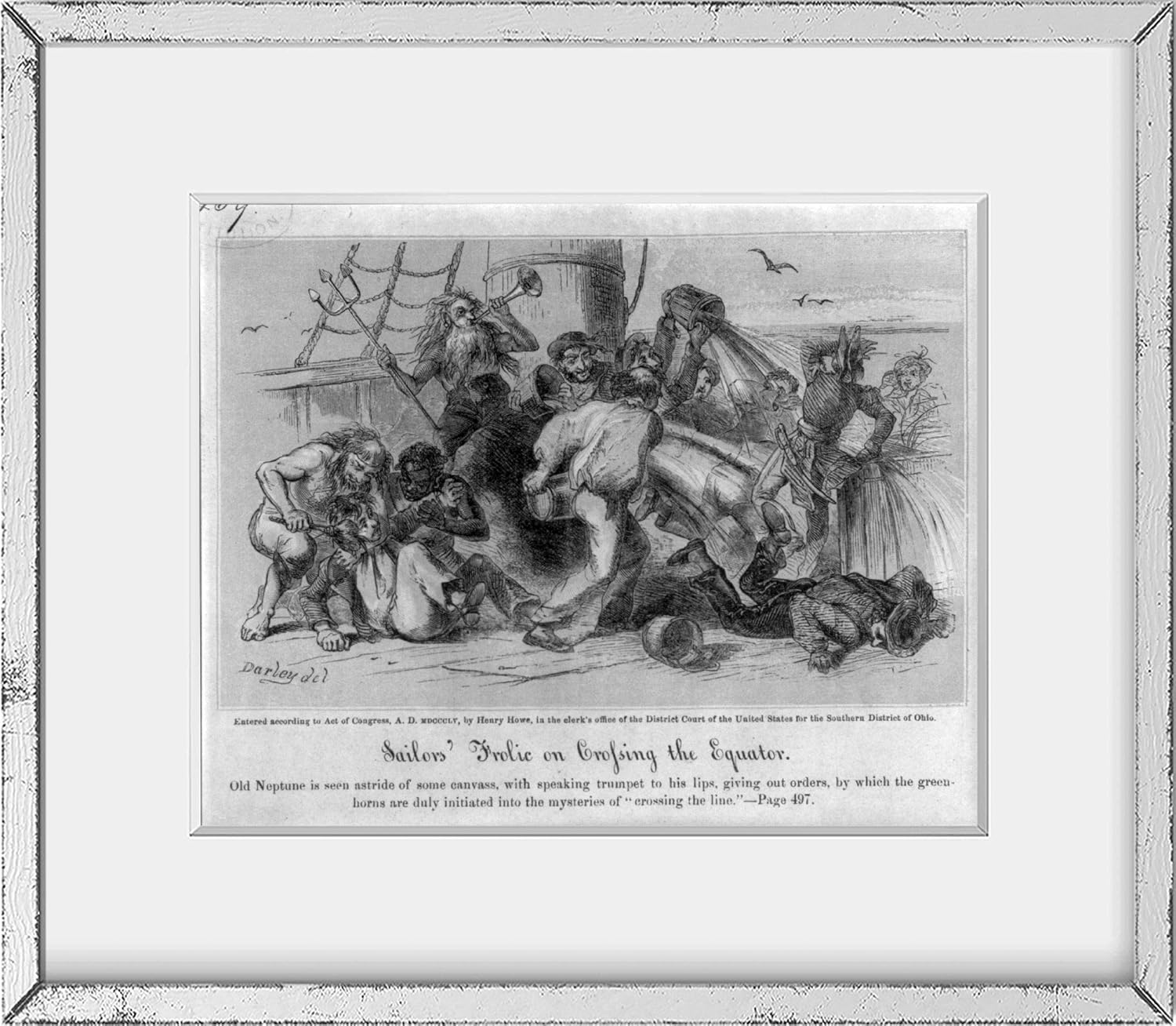 INFINITE PHOTOGRAPHS Photo Sailors Frolic on Crossing The