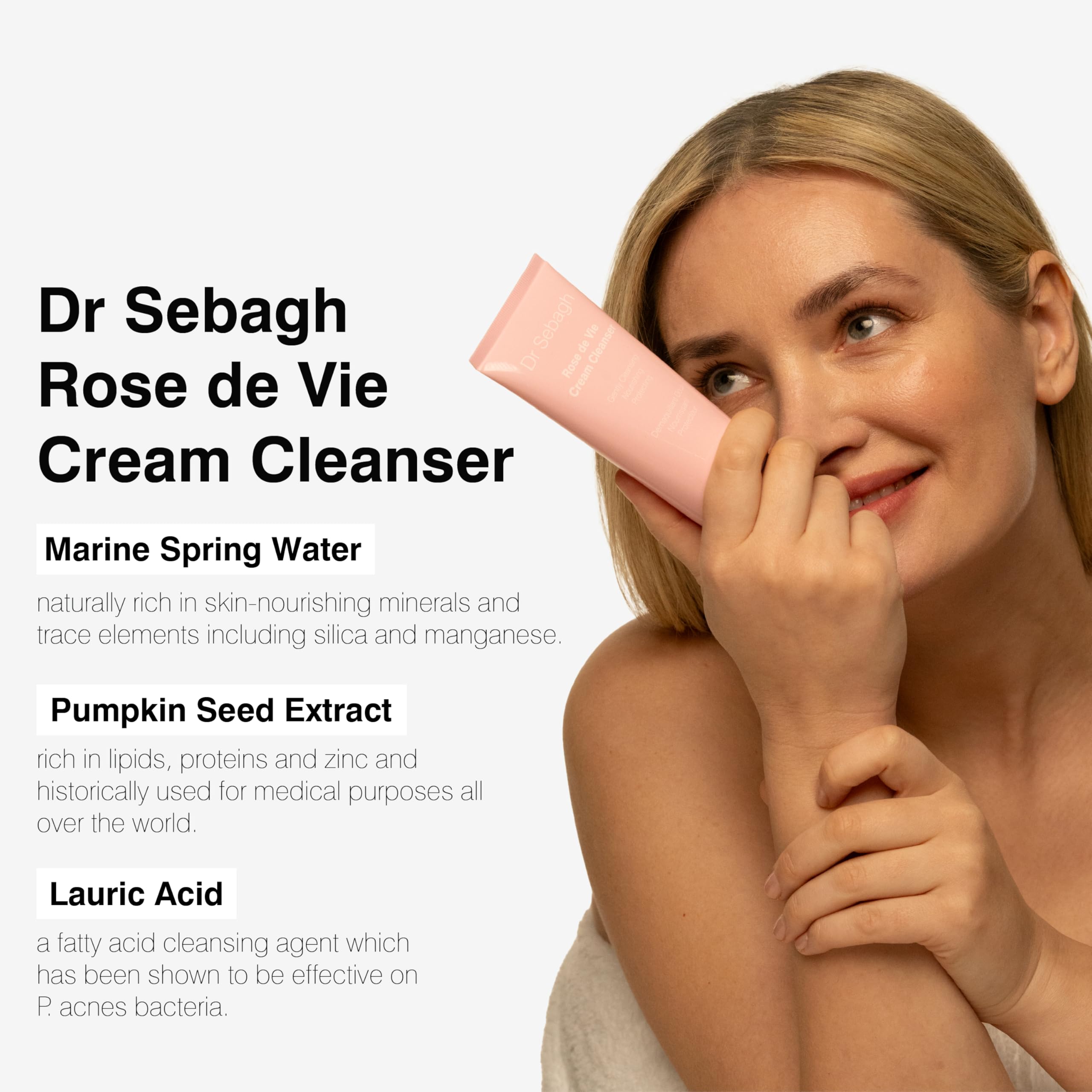 Dr. Sebagh Rose De Vie Cream Cleanser 100 Ml
