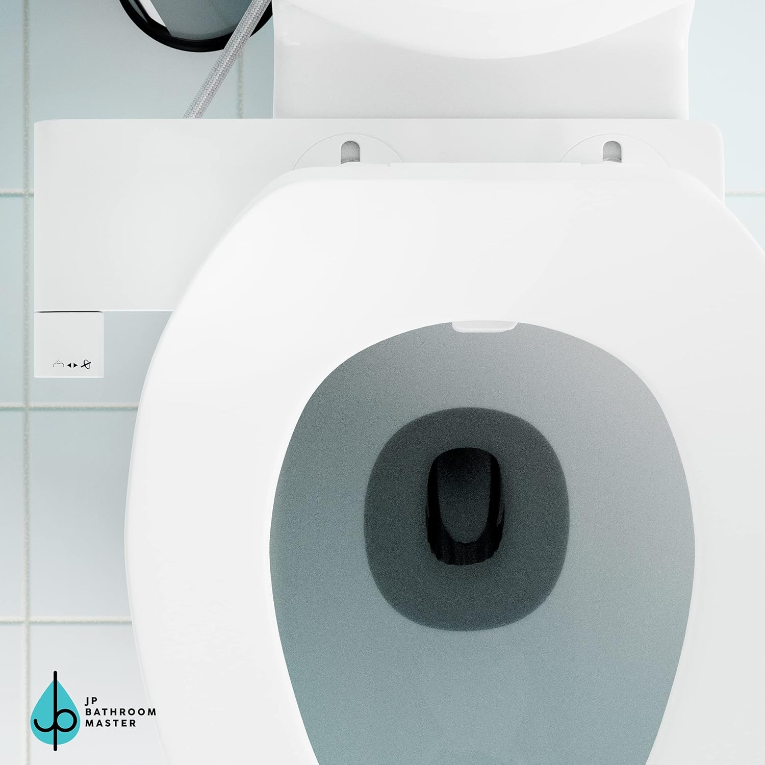 EB310 Slim Bidet Toilet Seat Attachment, Self Cleaning, Non-Electric Bidet Attachment for Most Toilet Seats, By JP Bathroom Master - - 