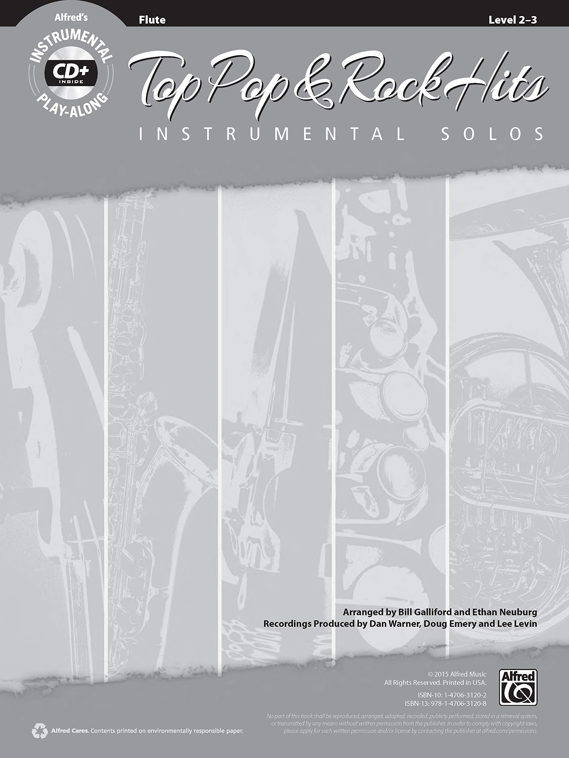 Top Pop & Rock Hits Instrumental Solos: Flute, Book & CD (Top Hits Instrumental Solos)