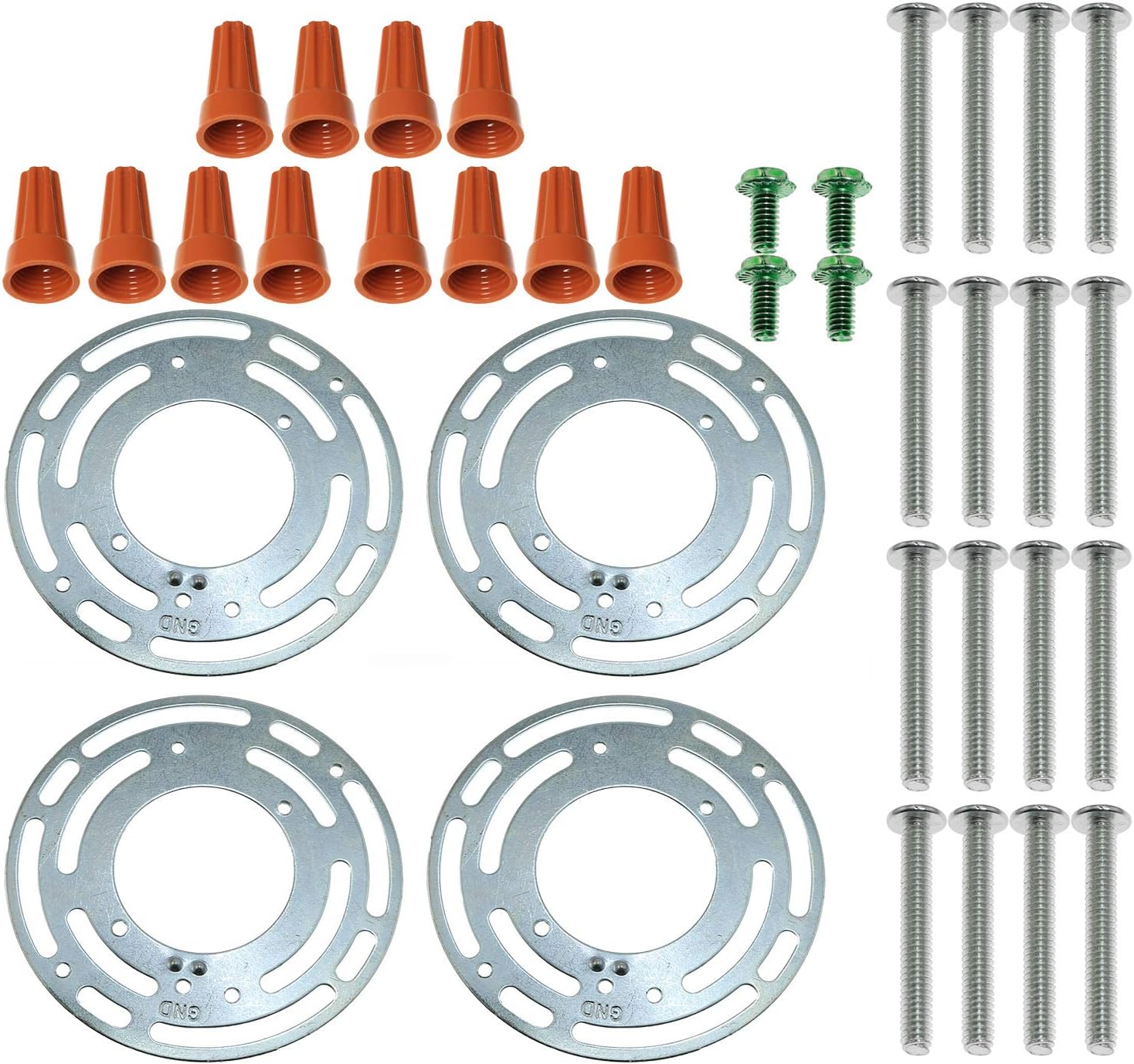DTTRA 4set U.S. Standard Light Fixture Mounting Bracket