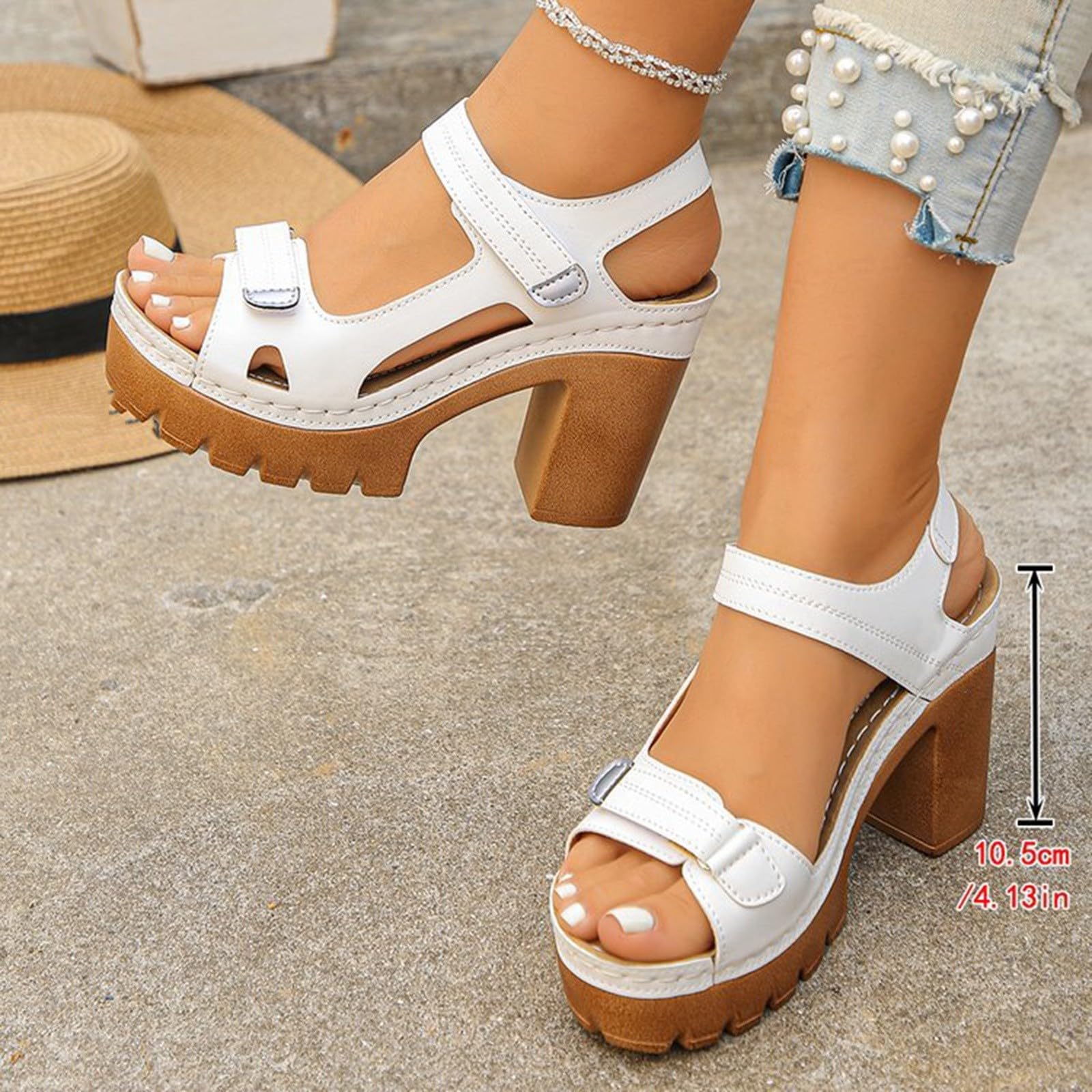 Sandalias Mujer Planas con diseño geométrico y detalles dorados, correa ajustable, zapatos verano mujer modernos para el día a día
