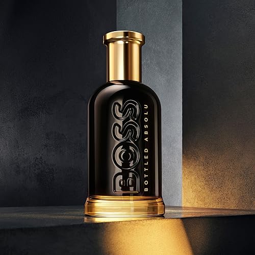 Miniatura 3 de Hugo Boss Embotellado Absolu Parfum Intense - Colonia Woody para hombre - Con notas de acorde de cuero, esencia de pachulí y esencia de madera de