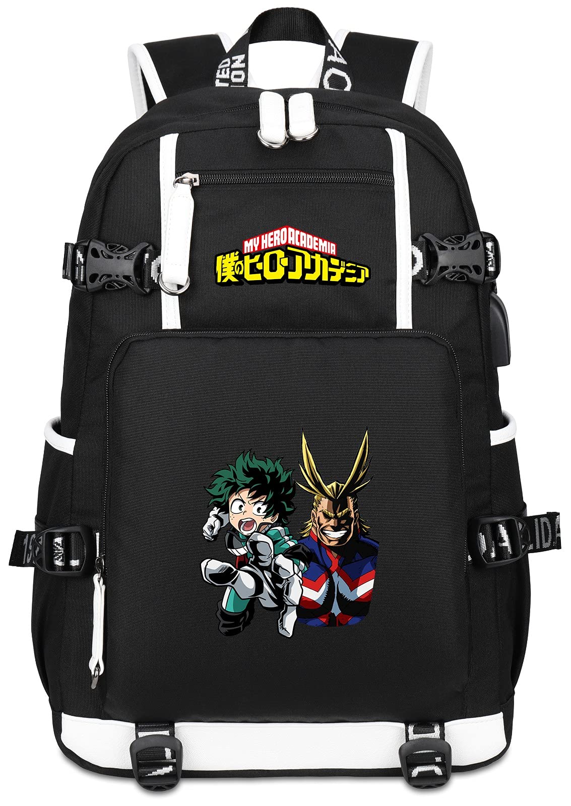 Buy Rofide Anime My Hero Academia Laptop Backpack with USB Charging
