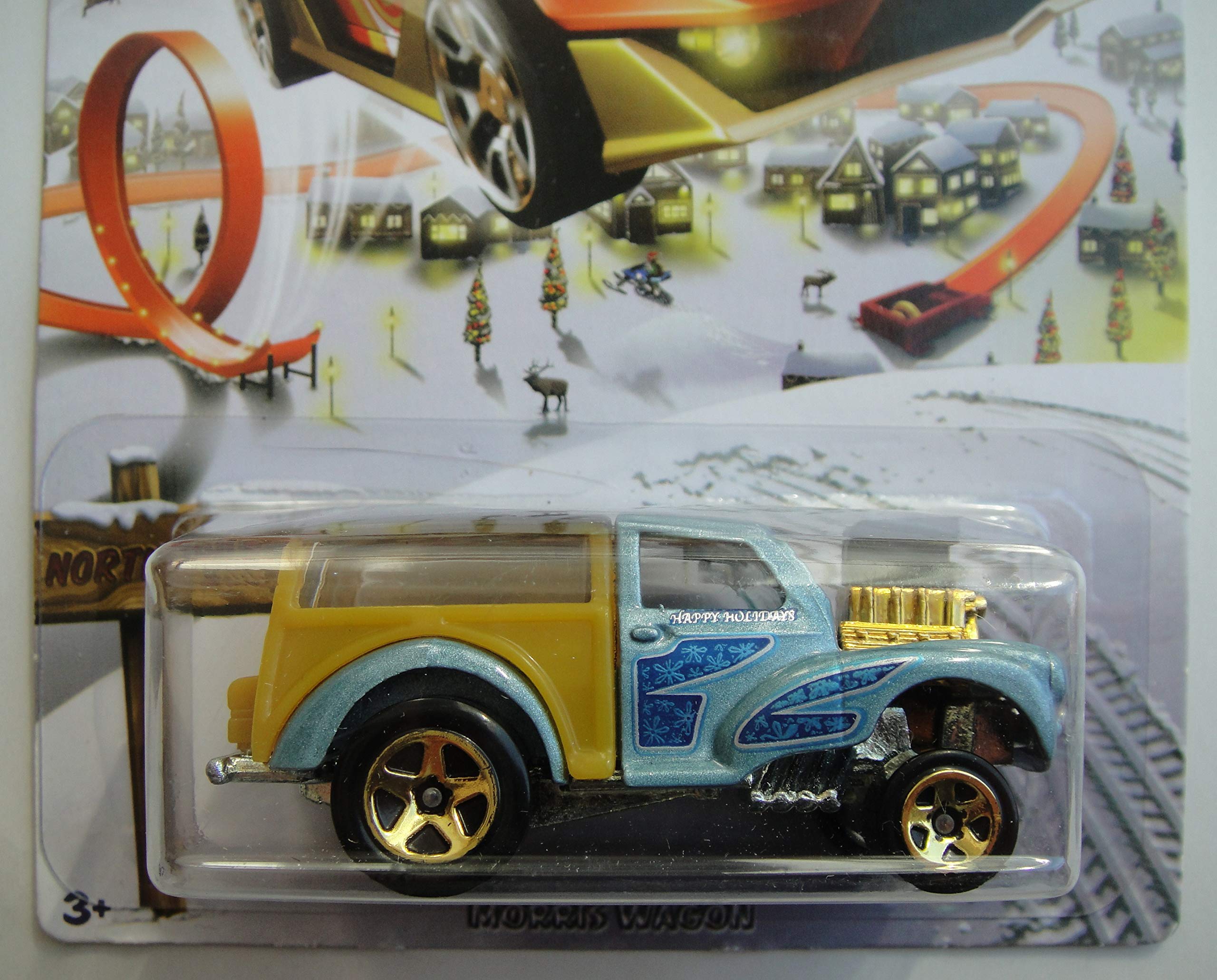Amazon.com: Hot Wheels 2013 Holiday HOT RODS, Blue Morris Wagon 8