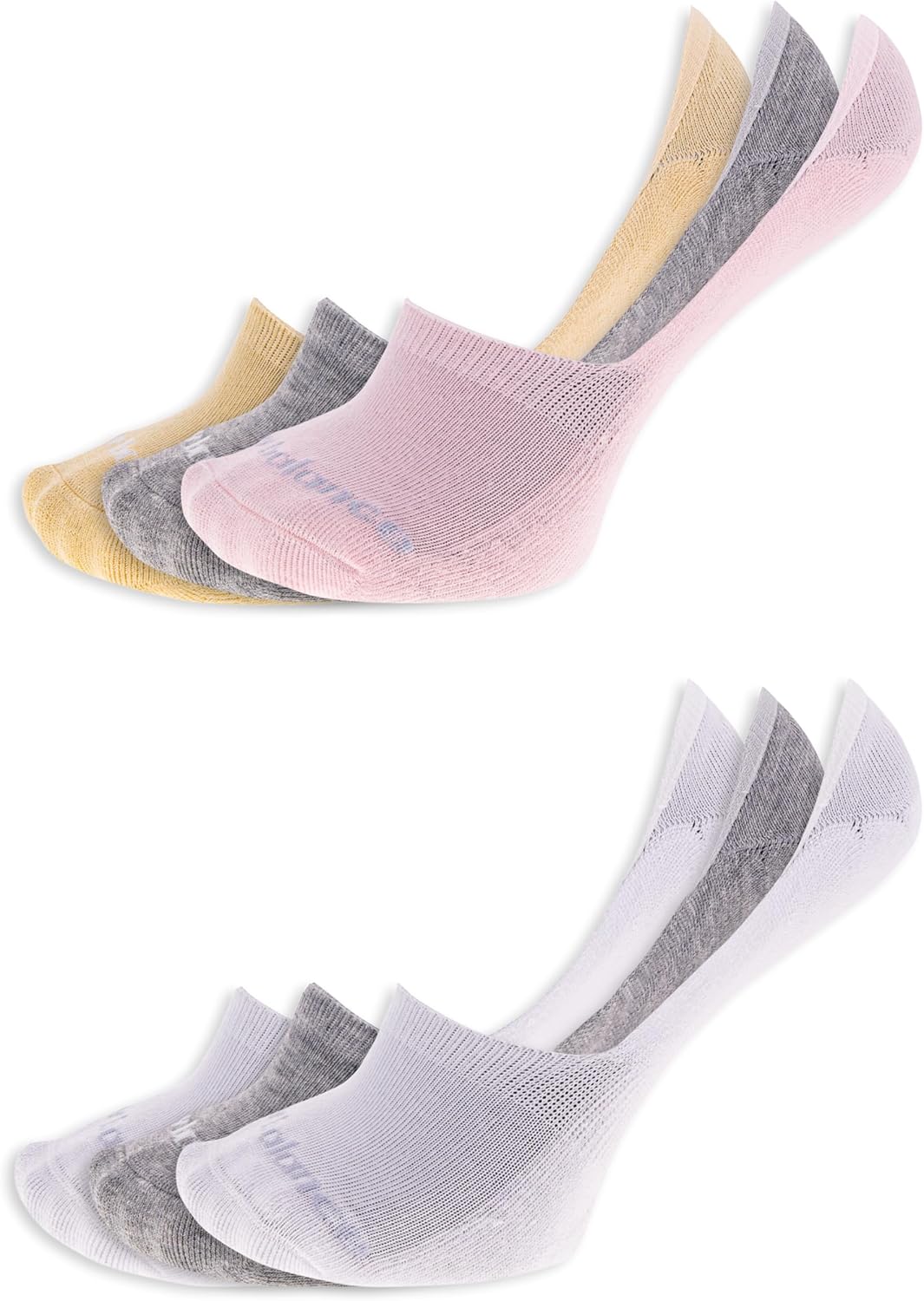 New Balance unisex-adults Performance Cushioned Liner Socks - 6 & 12 Pairs - Moisture Wicking