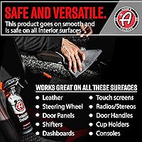 Vista 3 de Adam's Polishes Interior Detailer 16 onzas líquidas (pepino aloe) – Limpiador total del interior del automóvil, protector y aderezo Limpiador