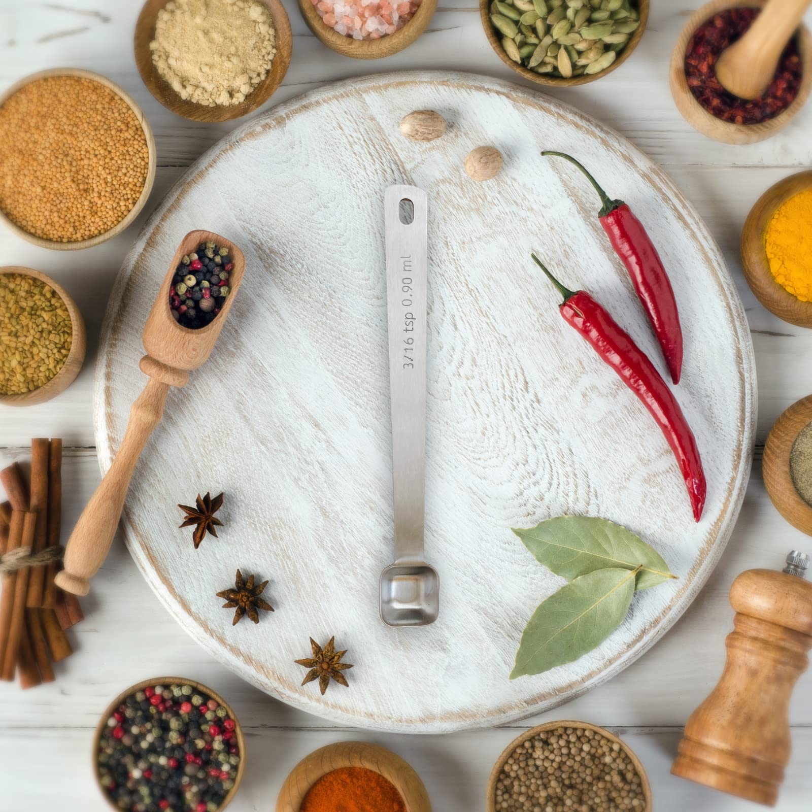 BERYLER 1PCS 1/3 Teaspoon(1/3tsp, 1/10tbsp, 1.5ml) Single Tiny Square Bowl Measuring Spoon, Small Individual Stainless Steel Measure Spoons Only BERYLER 1PCS 1/3 Teaspoon(1/3tsp, 1/10tbsp, 1.5ml) Single Tiny Square Bowl Measuring Spoon, Small Individual Stainless Steel Measure Spoons Only