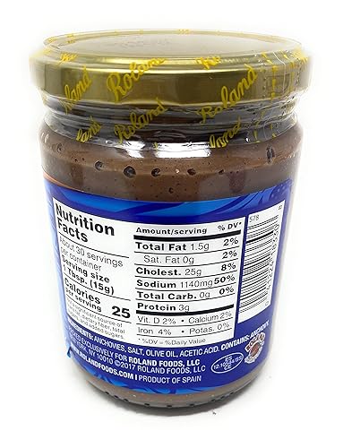Miniatura 3 de Roland, Pasta de Anchoa, Tarro de 1lb Producto de España