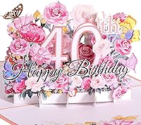 Vista 8 de Tarjeta emergente de cumpleaños número 50, tarjeta feliz cumpleaños número 50 para ella, para mujeres, esposa, regalo de 50 cumpleaños para hermana