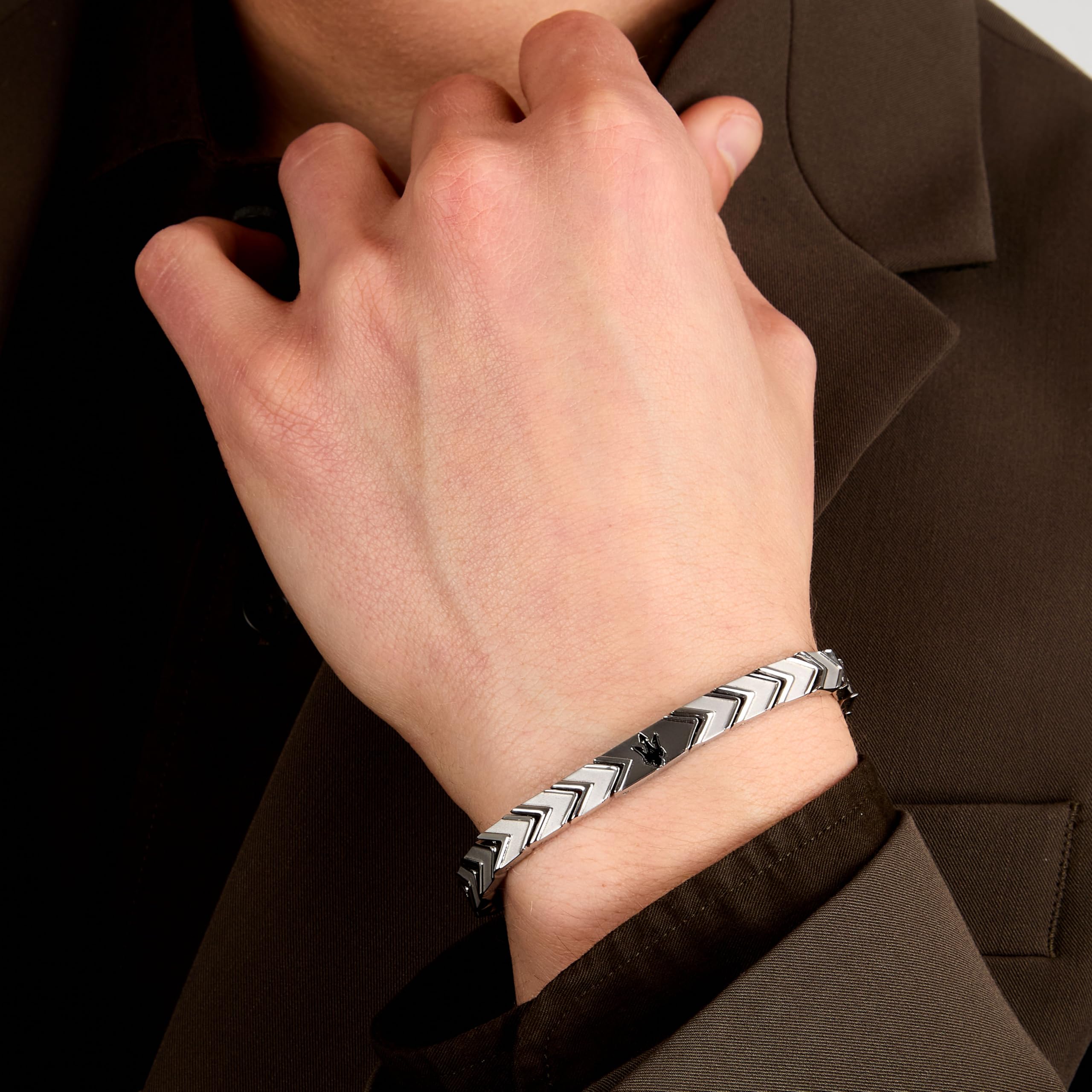 Bracciale Uomo in Acciaio, Collezione ICONIC, Spina di Pesce - JM225AVD91