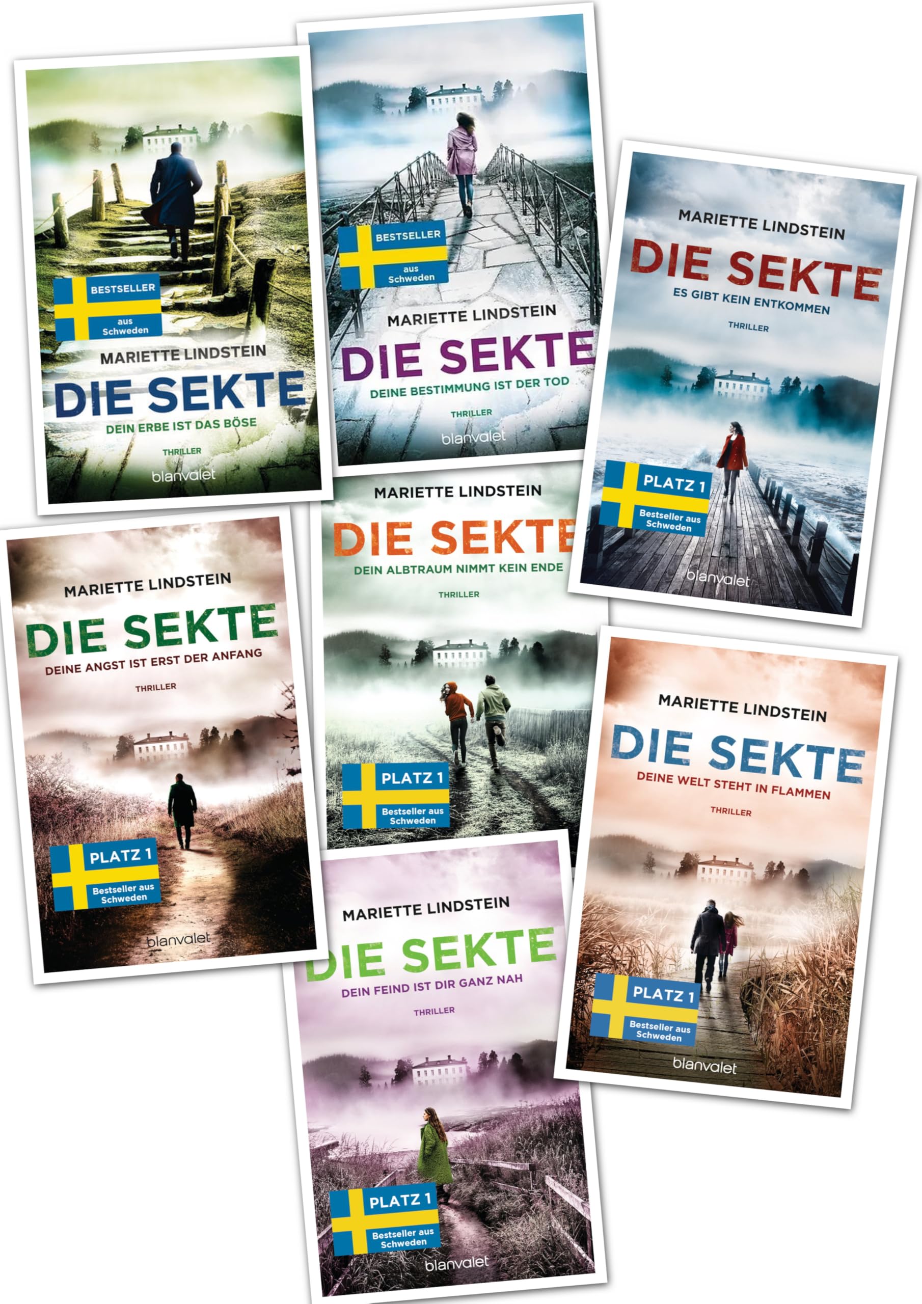 Die Sekte Reihe von Mariette Lindstein (Blanvalet Verlag)