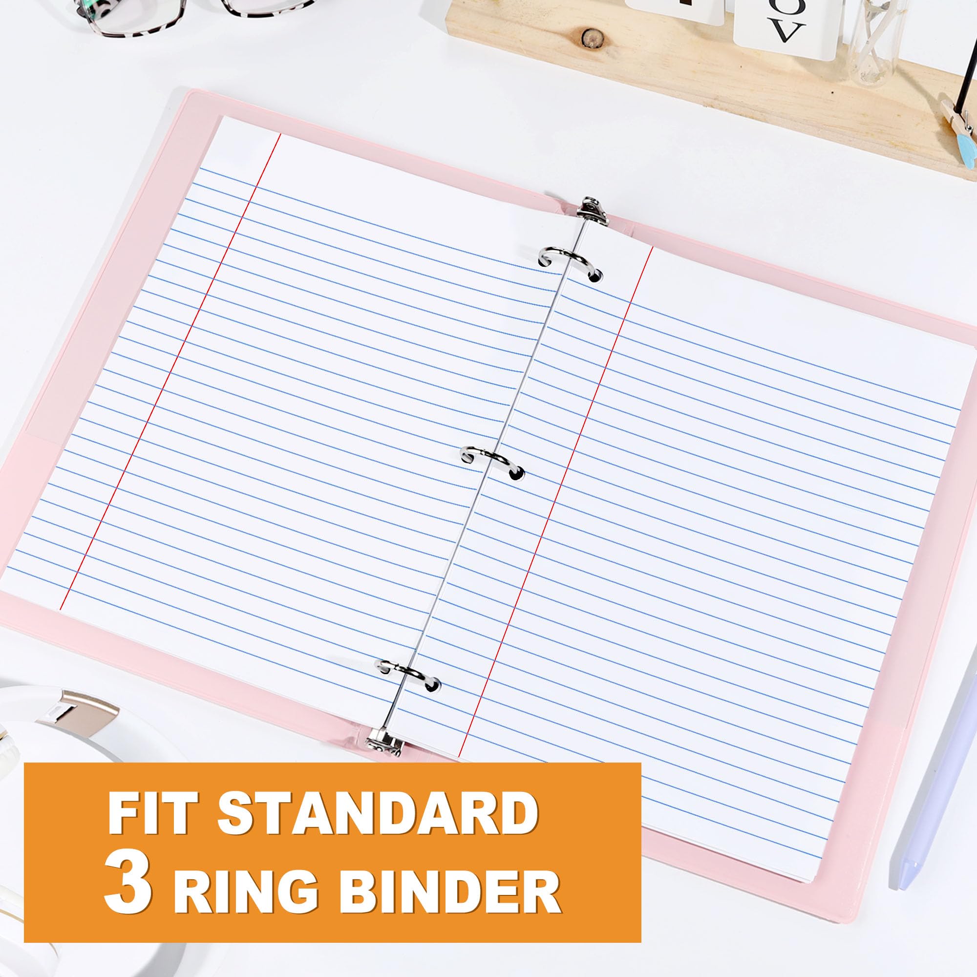 Amazon.com : SUNEE Loose Leaf Paper, 450 Sheets, 3 Pack Wide