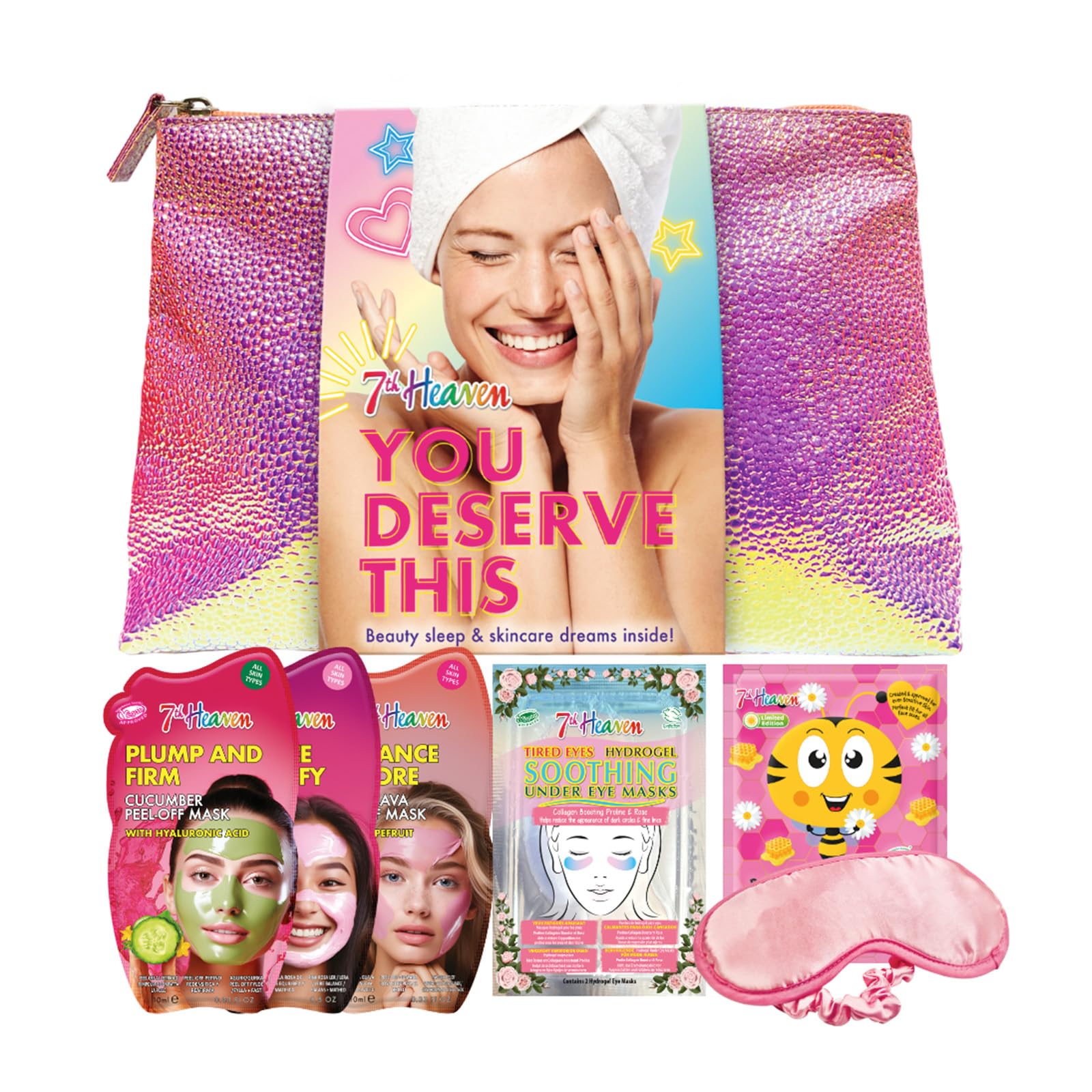 7th Heaven You Deserve This Face Masks Set (4 Face Masks