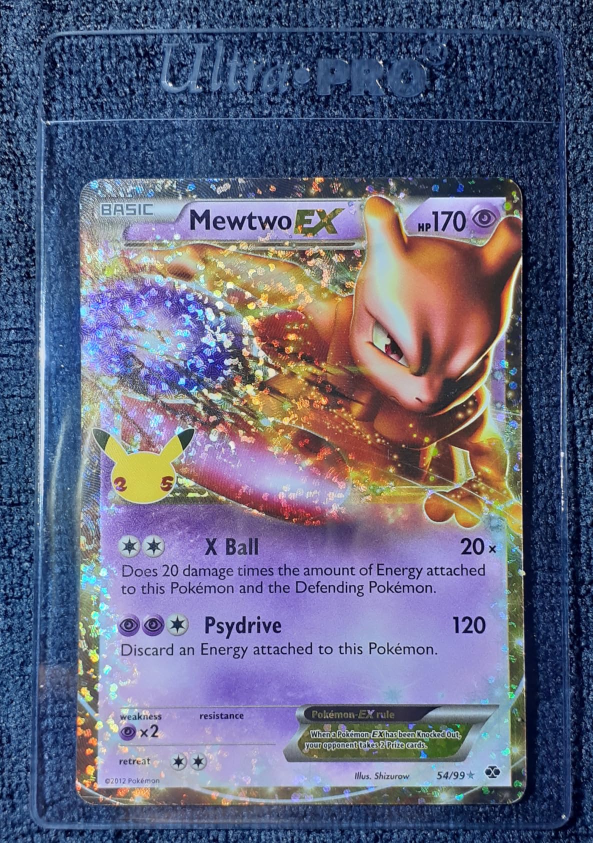 Pokemon - Mewtwo EX 54/99 - Celebrations Classic Collection : Amazon ...