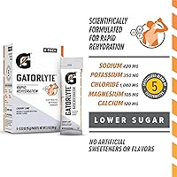 Vista 3 de Gatorlyte Polvo Cereza Lima, rinde porción de 16.9 oz, peso neto 3.1 oz (Paquete de 6)