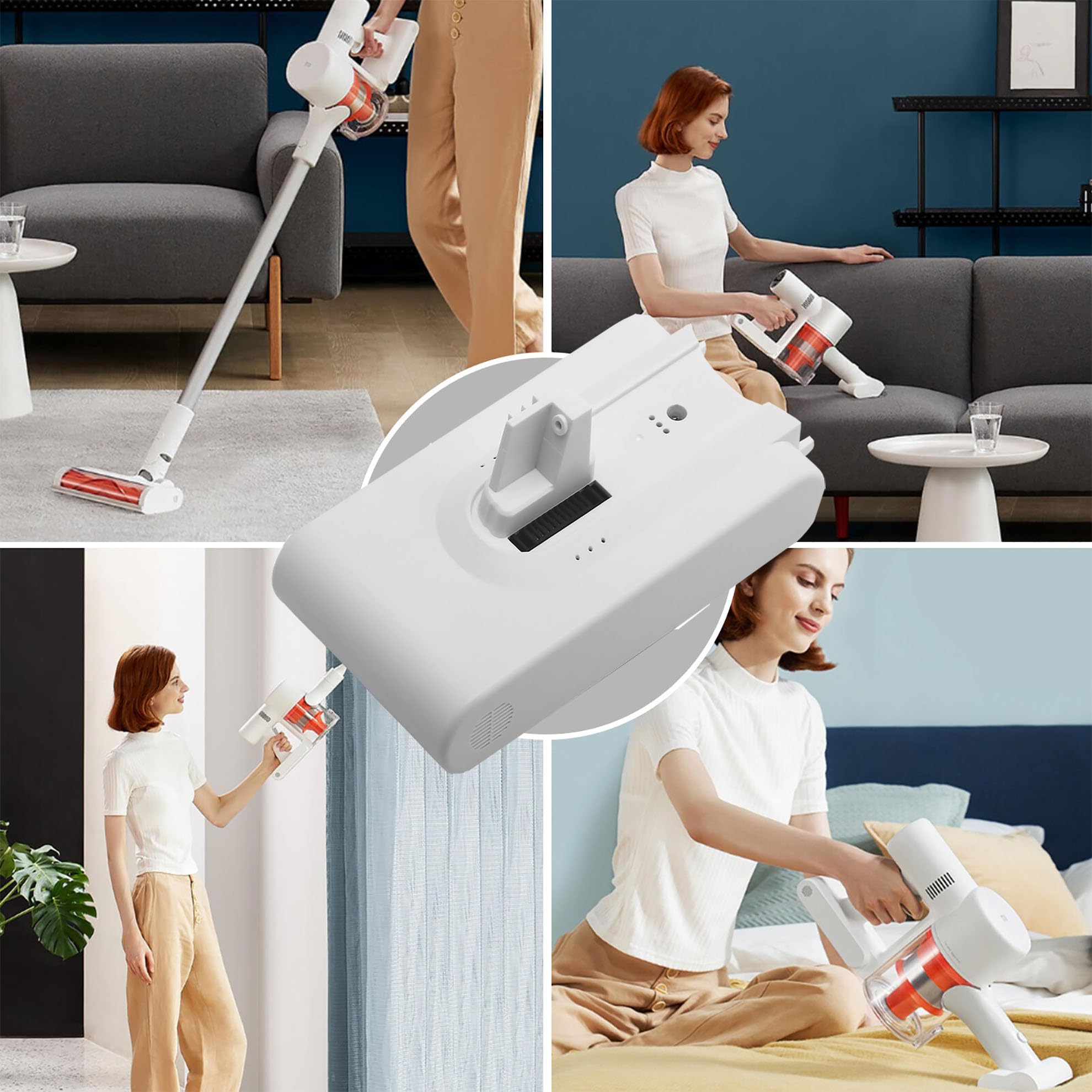 Batterie de Rechange pour aspirateur Xiaomi Dreame V8, V8B, V9, V9P, V9B, V10, V10V, XR, Q9, VVN3, VVN4 25,2 V/2500 mAh/63 Wh