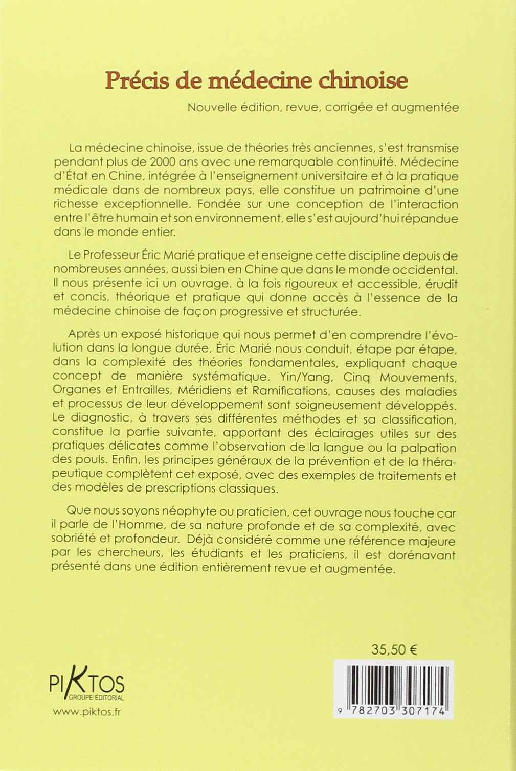 Précis de médecine chinoise