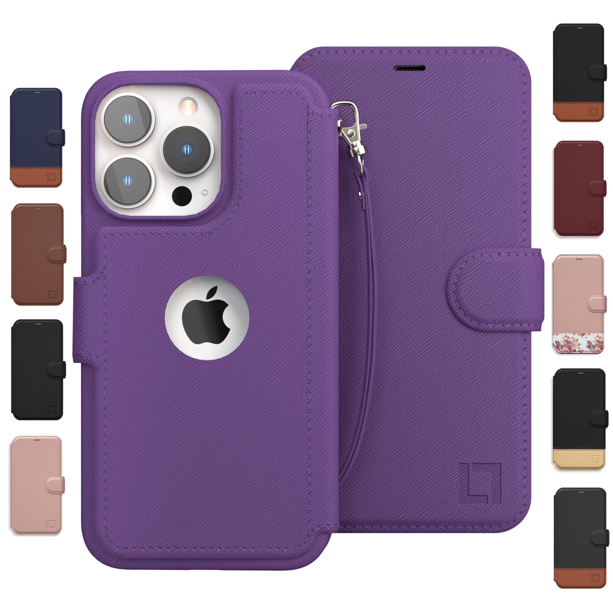 Apple iPhone 14 Pro Maxパープル 本体とケース付き Amazon.com: Compatible with iPhone 14 Pro Max Wallet Case for