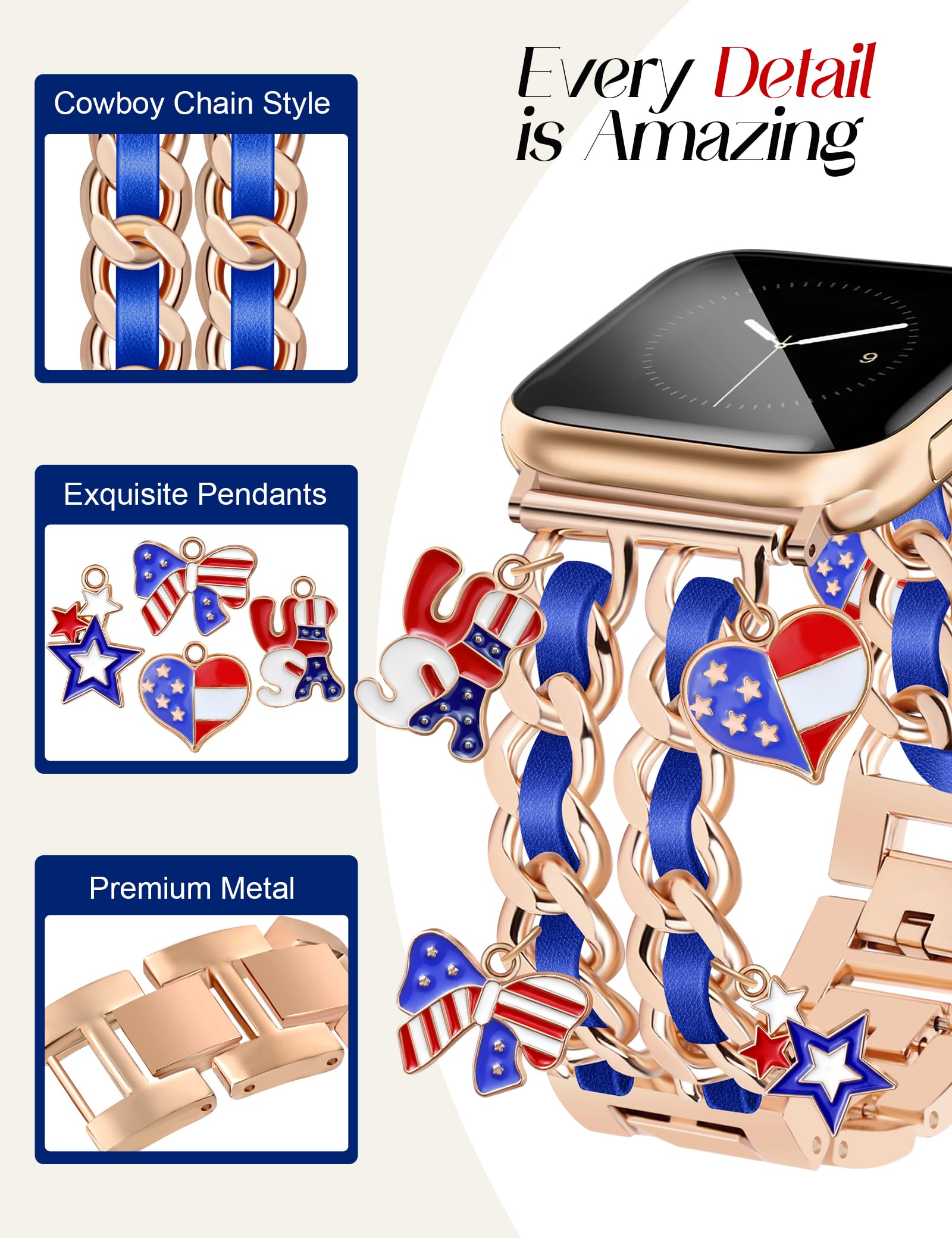 Newlibery Bracelet de montre 910