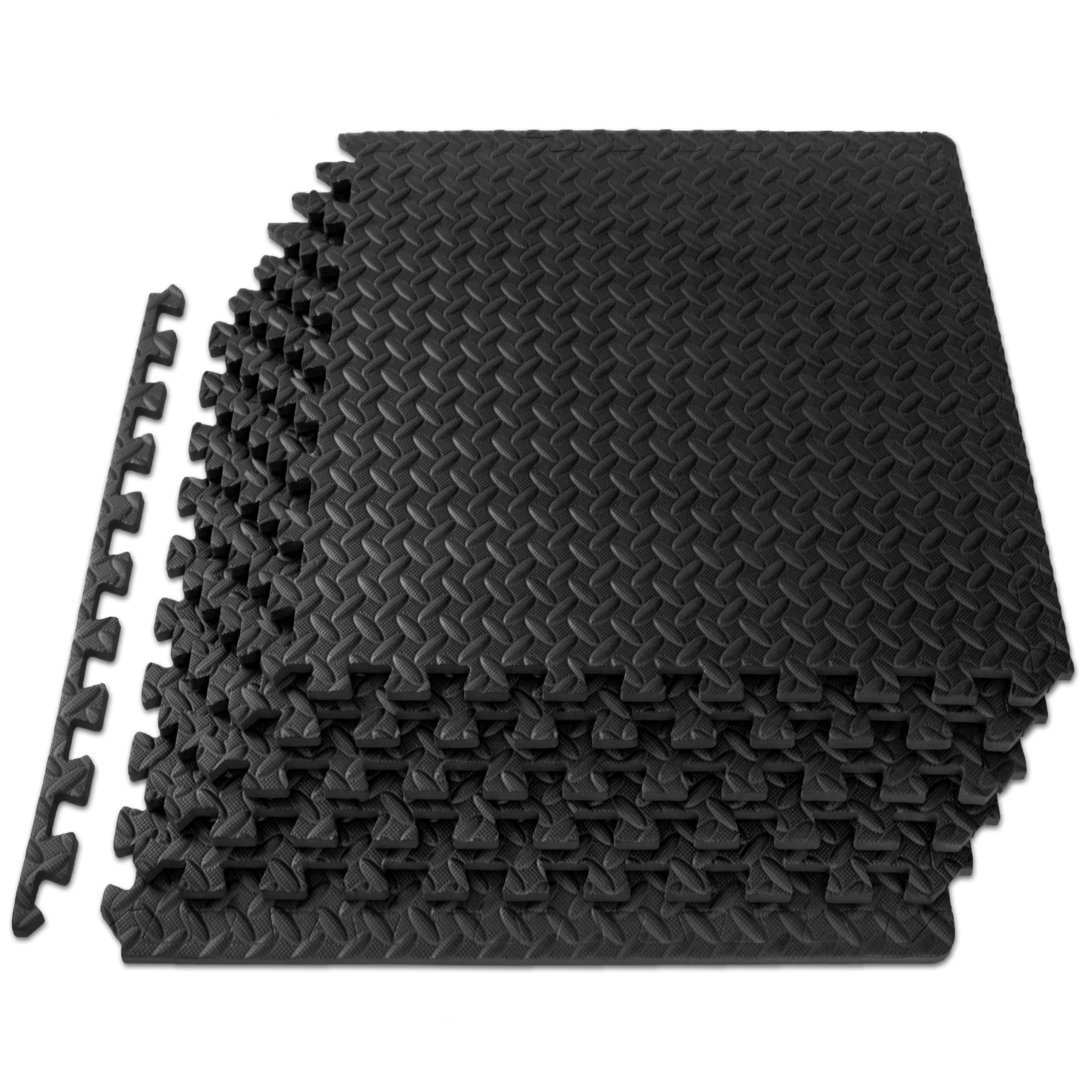 ProsourceFit Training Joint Mat, Exercise Mat, Thickness 0.5 inches (13 mm), 23.6 inches (60 cm) x 23.6 inches (60 cm) x 23.6 inches (60 cm) Shock Absorption Mat for Home Gym, Large Gym Mat, Scratch