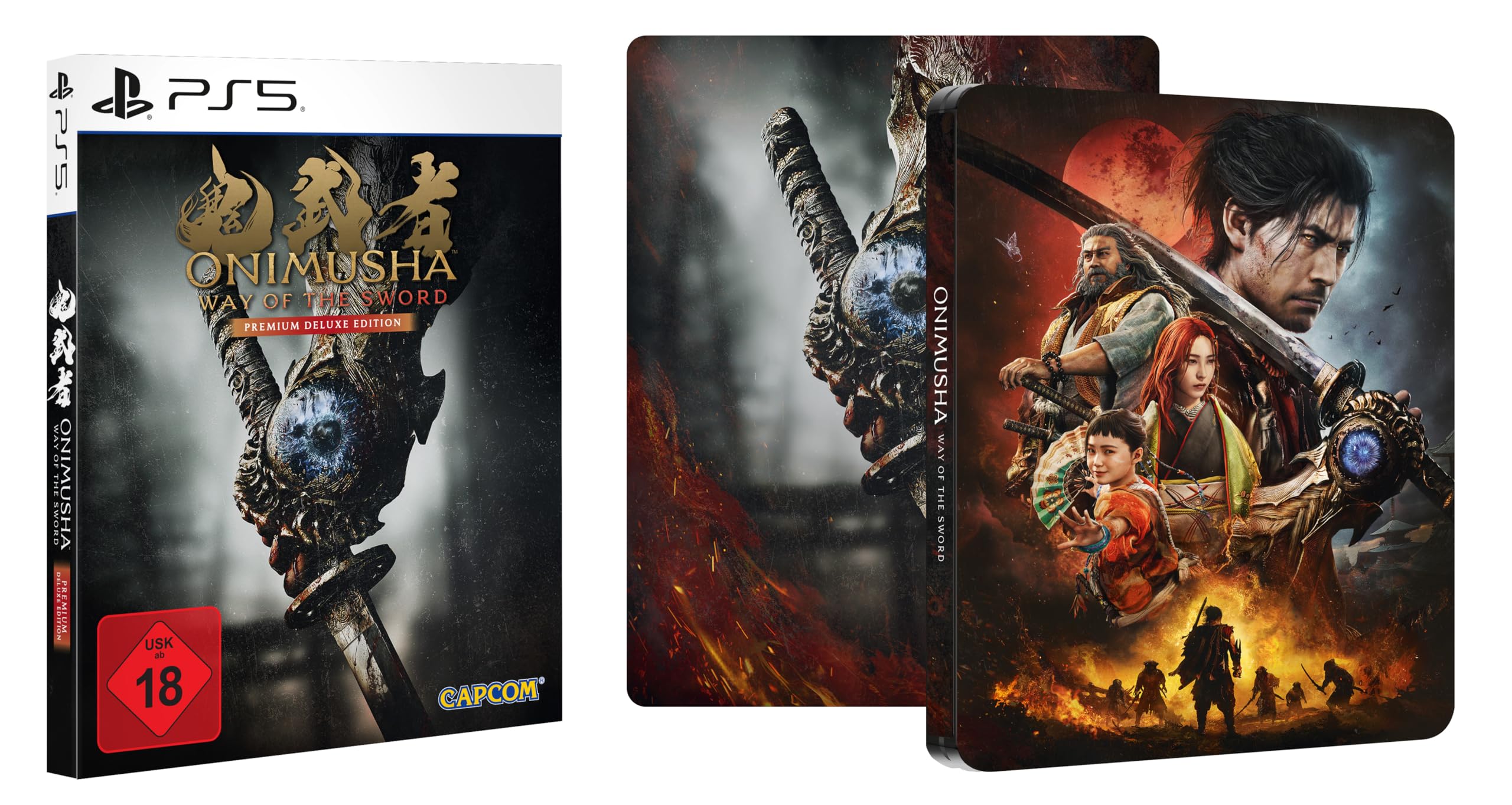 Onimusha Way of the Sword Premium Deluxe Edition Steelbook PlayStation 5