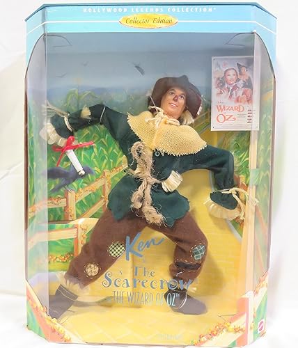 Miniatura 1 de Barbie Collectibles  El mago de Oz  Muñeca Ken como el espantapájaros  Colección Hollywood Legends Edición Coleccionista