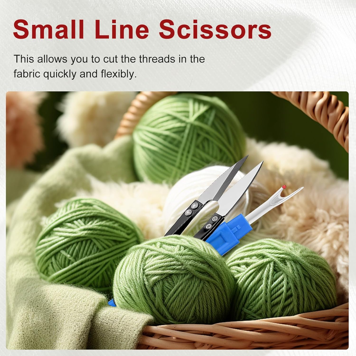 Seam Ripper Unpicker Kit, 10Pcs Big/Small Quick Unpick Stitch Picker Set, Stitch Unpicker Thread Cutter Remover with Black Scissor for Needlework DIY Tool Craft Hemlines, Pockets, Sewing