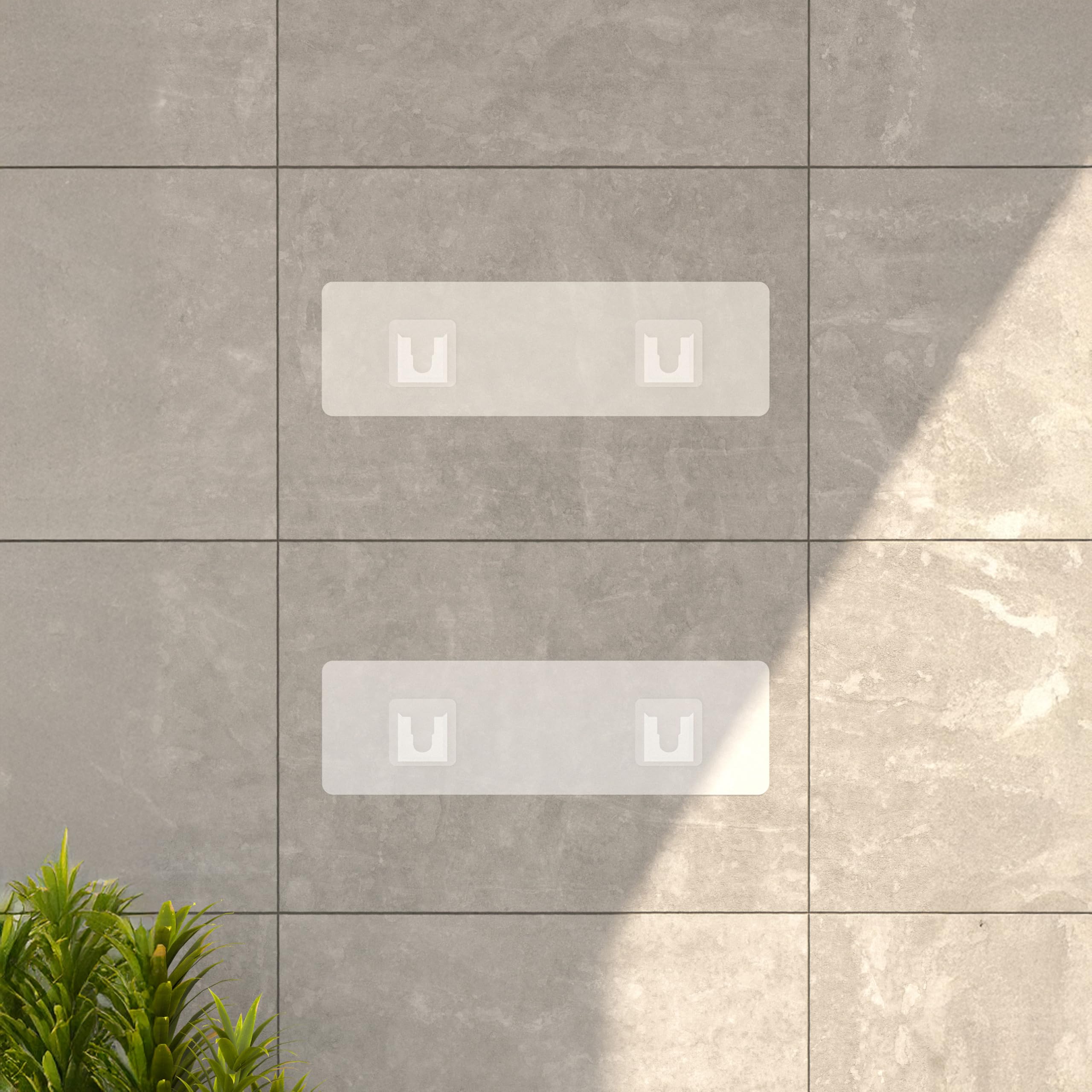 Deconox 2'li Set Siyah Yapışkanlı Banyo Duş Rafı - 27x12 cm Matkapsız Montaj Şampuanlık ve Mutfak Baharatlık Organizeri
